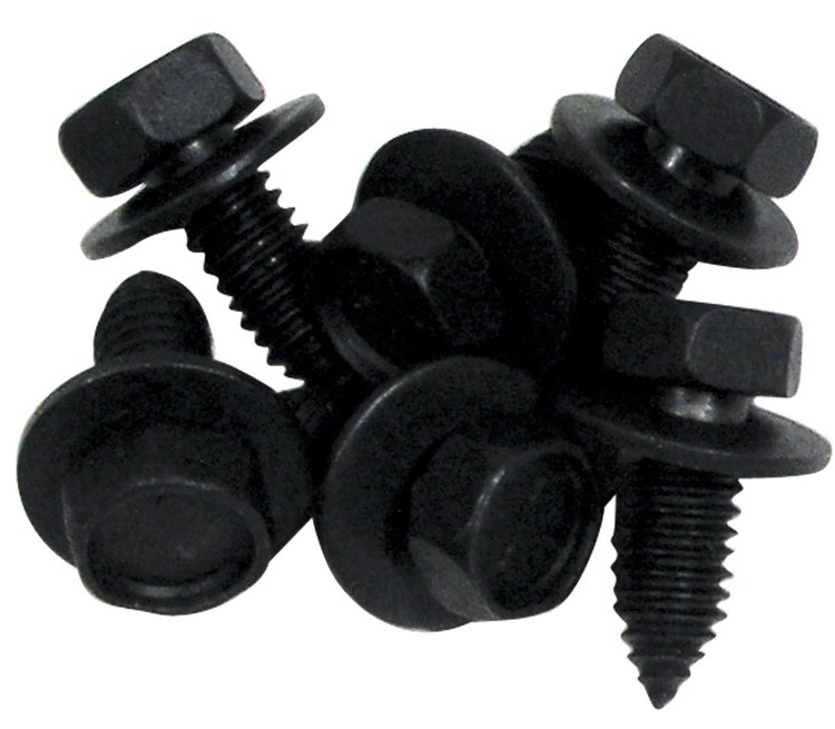K1288 Headlight Housing Bearing Bolt Set, 1968-1982 Chevy Corvette, 6 Piece