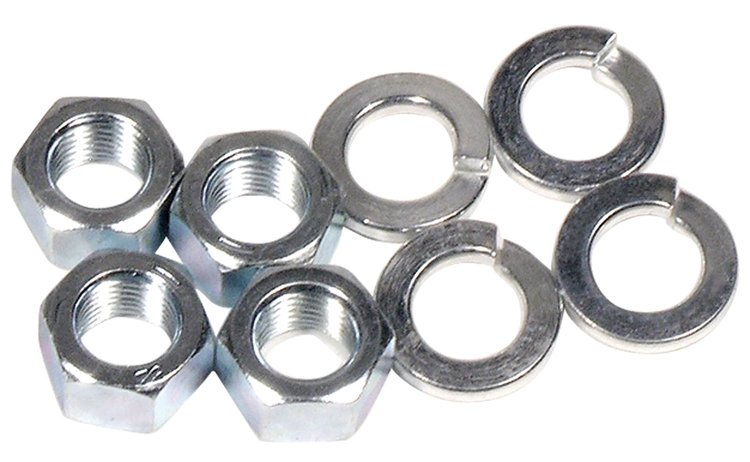 K1291 Shock Mount Bracket Nut Kit, 1953-1962 Chevy Corvette, Lower