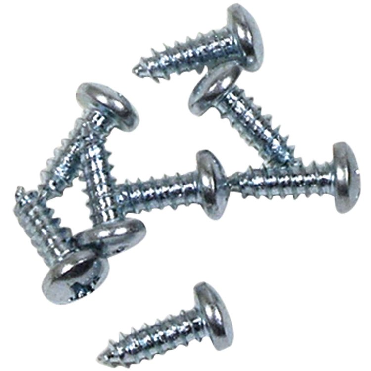 K1296 Door Drip Rail Screws, 1957-1959 Chevy Corvette, 8 Piece Set