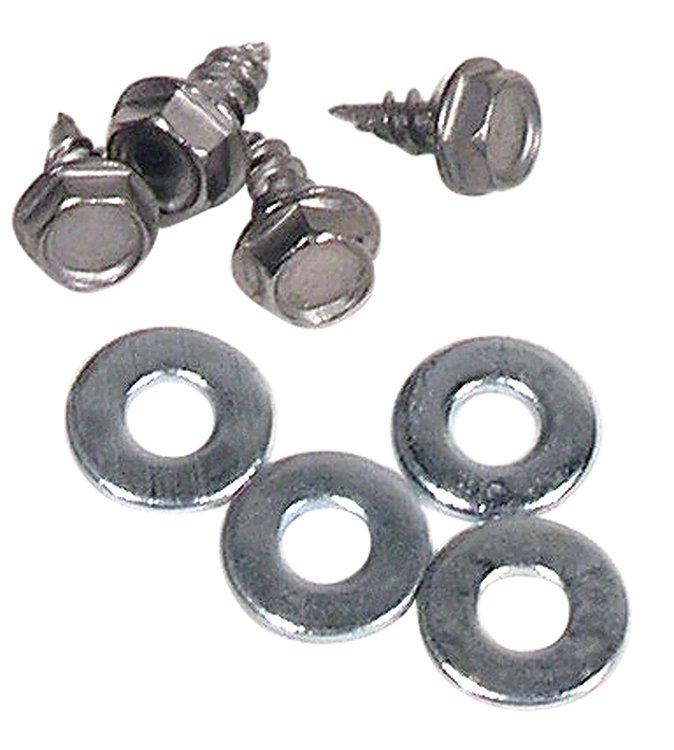 K1304 Heater Core Mount Screws, 1956-1962 Chevy Corvette, 4 Piece Set