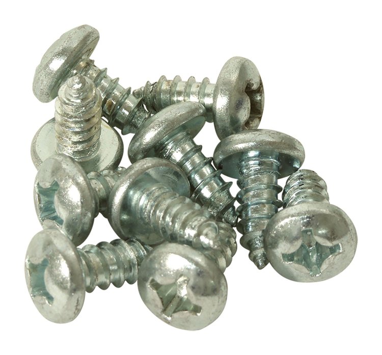 K1308 Door Access Plate Screws, 1956-1962 Chevy Corvette, 10 Piece Set