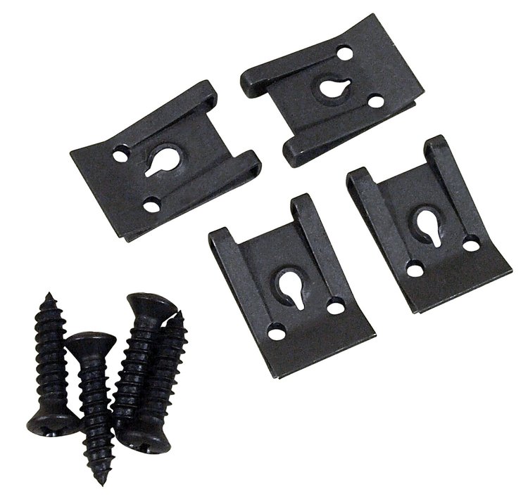 K1342 Gas Lid Bezel Screw/Nut Set, 1978-1982 Chevy Corvette