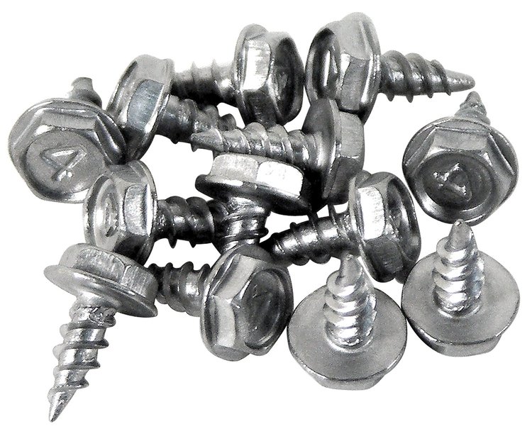 K1348 Air Conditioning Plenum Cover Screw Set, 1963-1967 Chevy Corvette