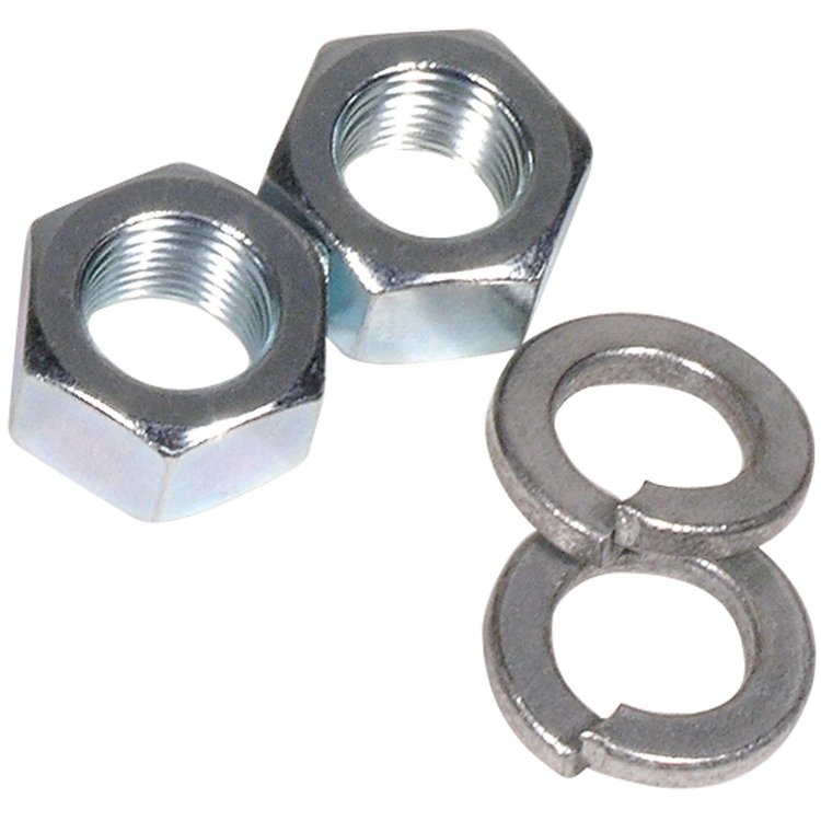 K1353 Rear Spring Eyelet Pin Nuts & Washers, 1953-1962 Chevy Corvette