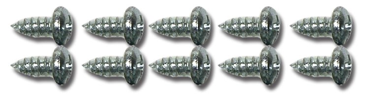 K1369 Hardtop Header Trim Screw Set, 1953-1982 Chevy Corvette