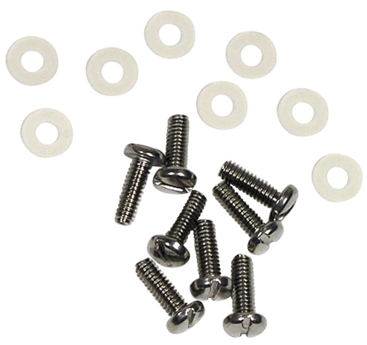 K1375 Tail Light Lens Screw W/Washer, 1958-1960 Chevy Corvette