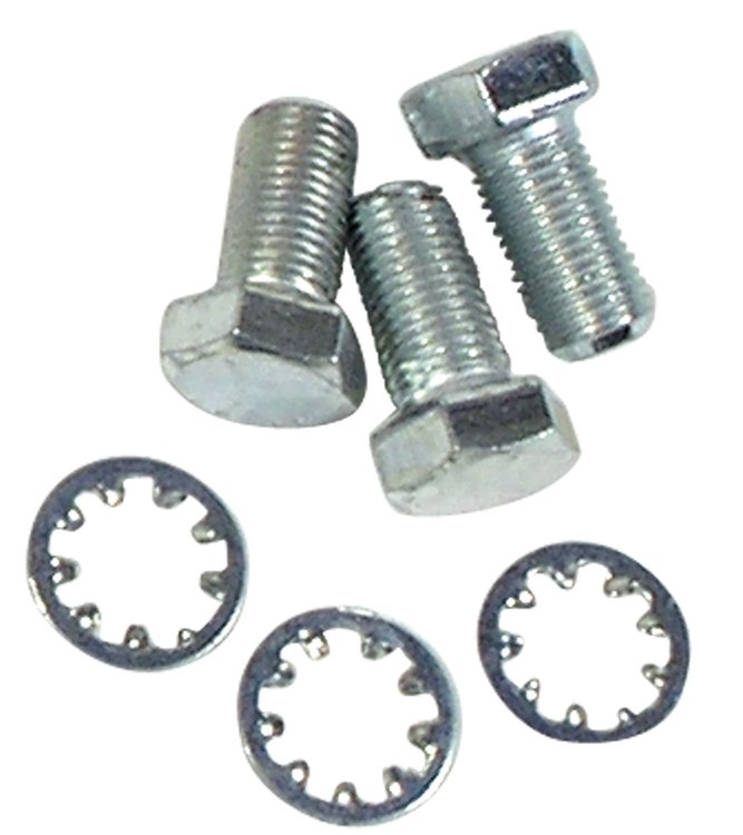 K1381 Crankshaft Pulley Bolts, 1960-1968 Chevy Corvette, 327 Except Special High Performance 3pc