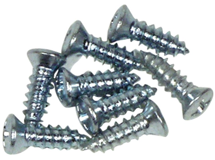 K1402 Headlight Bezel Screws, 1963-1963 Chevy Corvette, 8 Piece Set 63L