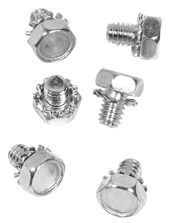 K1409 Water Pump Backplate Bolts, 1963-1982 Chevy Corvette, 6 Piece Hex