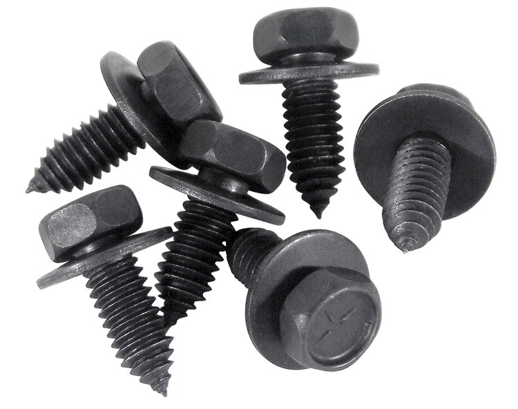 K1411 Decklid Latch Bolt Set, 1963-1975 Chevy Corvette