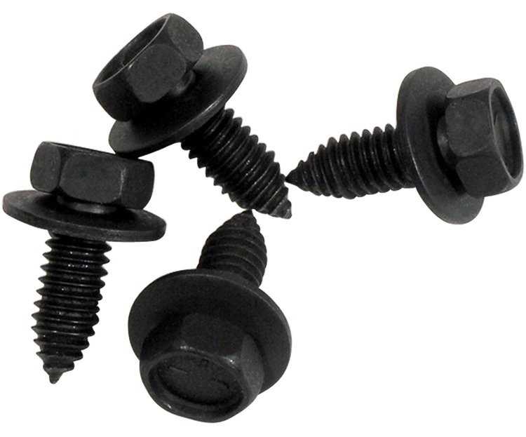 K1412 Shock Mount Bolts, 1963-1982 Chevy Corvette, Front Lower 4 Piece