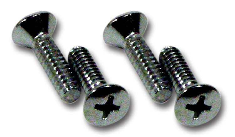 K1413 Side Exhaust Cover Lower Screws, 1965-1967 Chevy Corvette, Rear