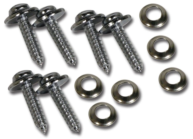 K1423 Power Vent Rear Cover Screws, 1964-1965 Chevy Corvette