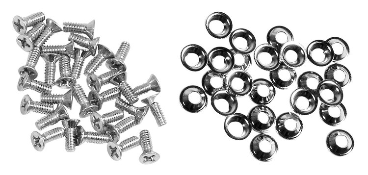 K1427 Convertible Top Pad To Frame Screw & Washer Kit, 1956-1962 Chevy Corvette