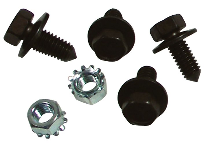 K1433 Steering Column Mount Bracket Bolts & Nuts, 1965-1966 Chevy Corvette, W/Telescopic