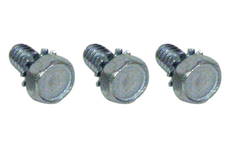 K1436 Power Window Motor Screws, 1956-1982 Chevy Corvette, 3 Piece Set