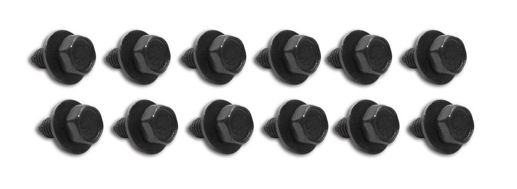 K1447 Seat Mounting Bolts, 1963-1966 Chevy Corvette, 12 Piece Set