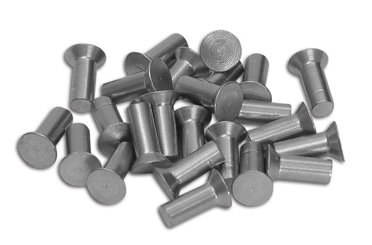 K1449 Body Assembly Rivets, 1953-1967 Chevy Corvette, Aluminum 25 Piece