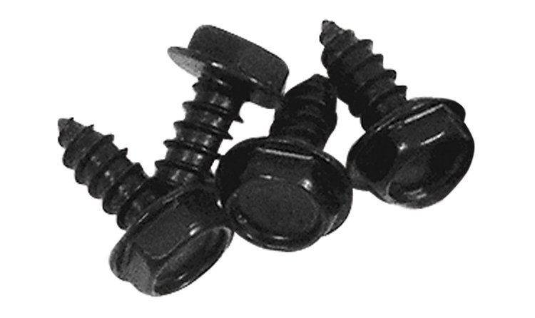 K1455 Air Conditioning Blower Motor Resistor Screws, 1963-1979 Chevy Corvette, 4 Piece