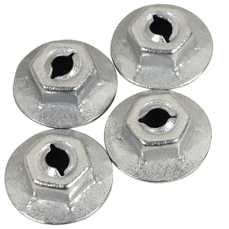 K1483 L82 & L48 Hood Emblem Speednuts, 1973-1982 Chevy Corvette, 4 Piece Set