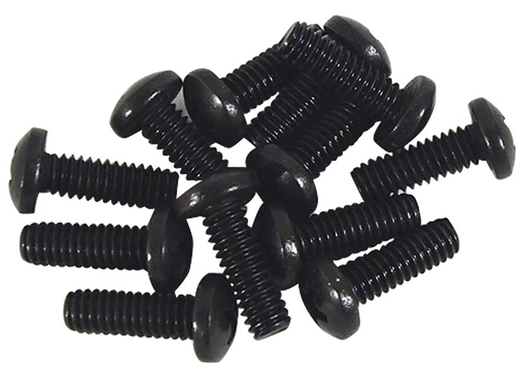 K1510 Headlight Sealed Beam Retaining Ring Screws 12pc, 1958-1996 Chevy Corvette