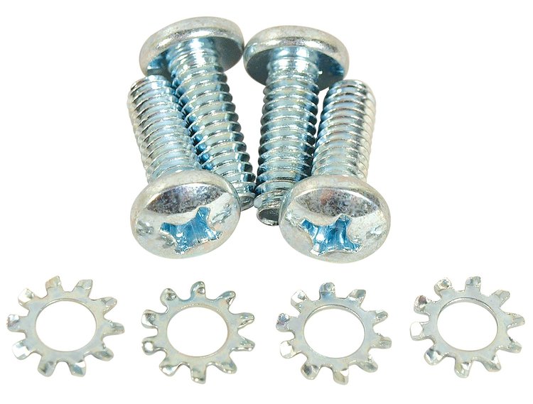K1517 Rear Window Lock Mounting Screws 8pc, 1969-1972 Chevy Corvette