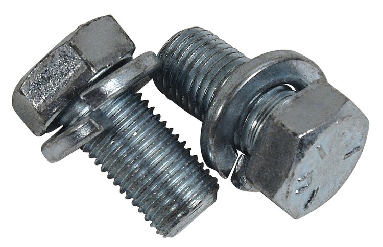 K1521 Crankshaft Pulley Bolts, 1969-1982 Chevy Corvette, W/Lock Washers