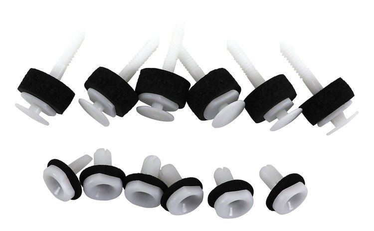 K1523 Inner Door Panel Retainer & Grommet 12 Piece Set, 1997-2013 Chevy Corvette