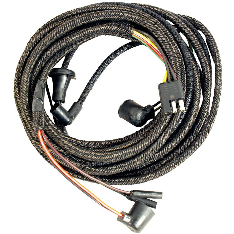 MA10079 Tail Light Wiring Harness, 1966-1966 Ford Mustang, W/Boots Coupe & Convertible