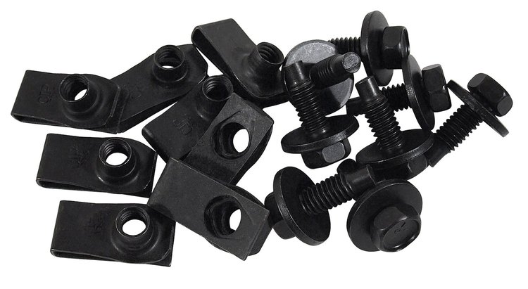 MA10776 Front Lower Valance Panel Screw Kit, 1967-1968 Ford Mustang