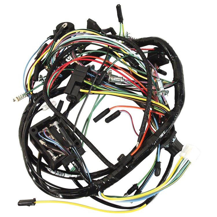 MA11665 Dash Harness, 1965-1965 Ford Mustang, W/Lights And 3 Speed Heater Motor