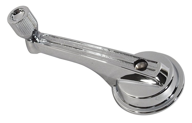 MA11841 Door Window Crank, 1965-1967 Ford Mustang, Chrome, 1965 Late