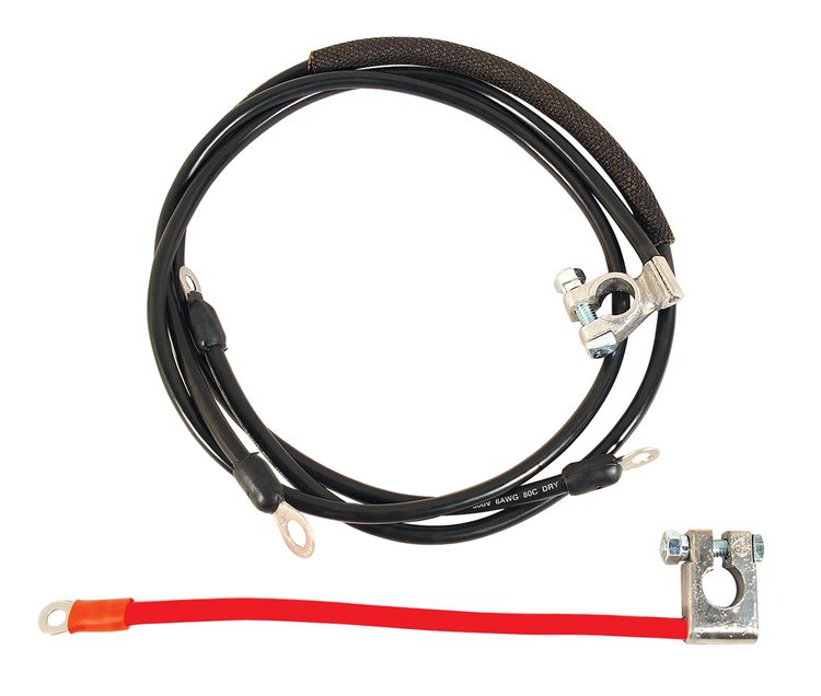 MA11960 Battery Cables, 1968-1969 Ford Mustang, 8 Cylinder