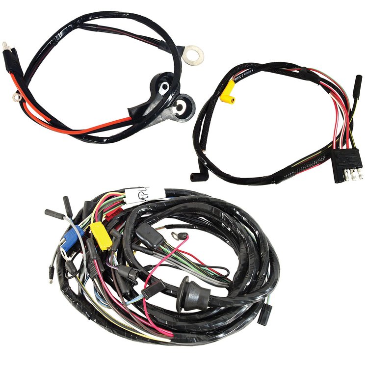 MA14365 Wiring Harness, 1968-1968 Ford Mustang, 8 Cylinder 289, 302, W/Air, W/Fog Lights W/O Tach