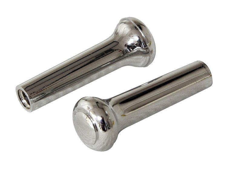 MA14403 Door Lock Knobs, 1968-1973 Ford Mustang, Chrome