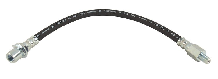 MA15631 Front Drum Brake Hose, 1967-1970 Ford Mustang, Left or Right Hand