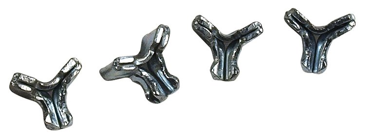 MA16308 Trans Tunnel Brake & Gas Line Retainers, 1964-1967 Ford Mustang, Pinch Type, 4pcs