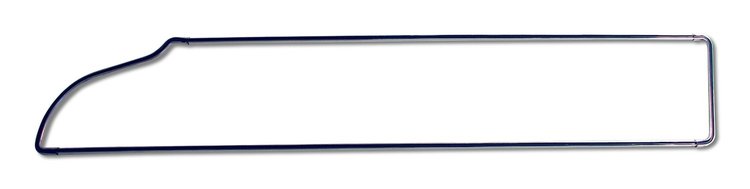 X2036 Door Panel Racetrack Trim, 1965-1967 Chevy Corvette, 8 Piece