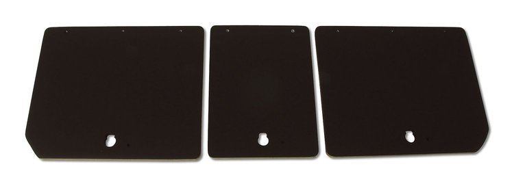 X2097 Rear Compartment Unit Doors, 1968-1979 Chevy Corvette, 3 Piece Set Fiberboard