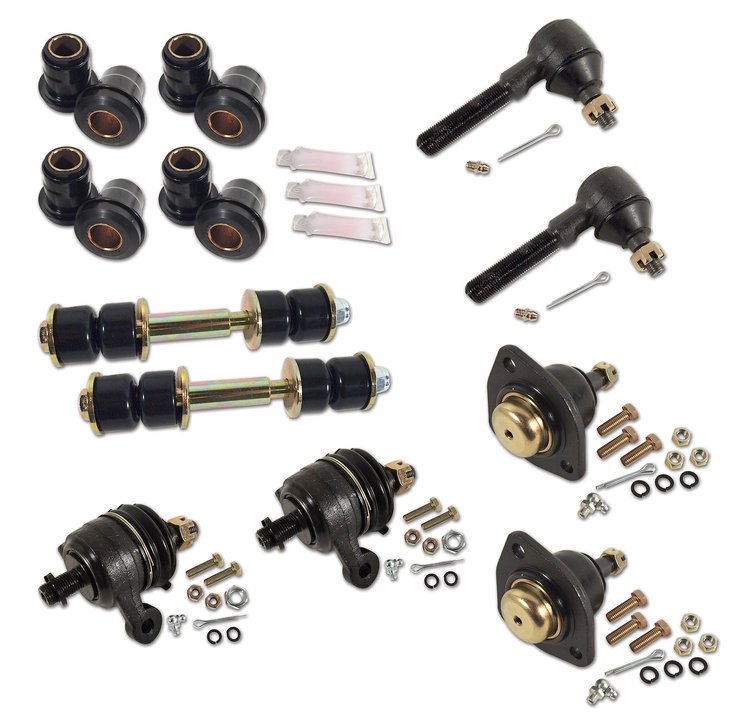 X2132 Front Suspension Rebuild Kit, 1963-1982 Chevy Corvette, Standard W/Poly Bushings