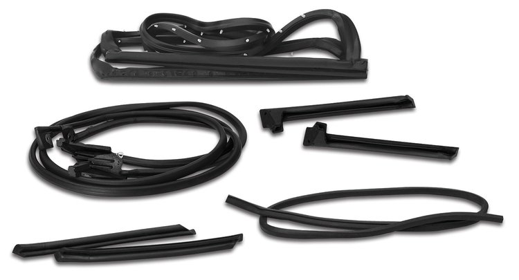 X2189 Weatherstrip Kit, 1977-1977 Chevy Corvette, Body Coupe 77L 9Pc