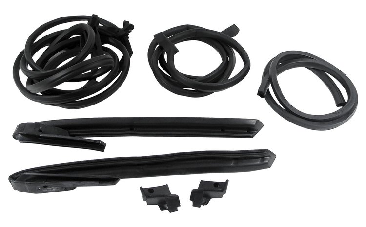 X2200 Weatherstrip Kit, 1968-1968 Chevy Corvette, Body Convertible 8Pc
