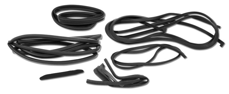 X2223 Weatherstrip Kit, 1958-1958 Chevy Corvette, Body 8 Piece