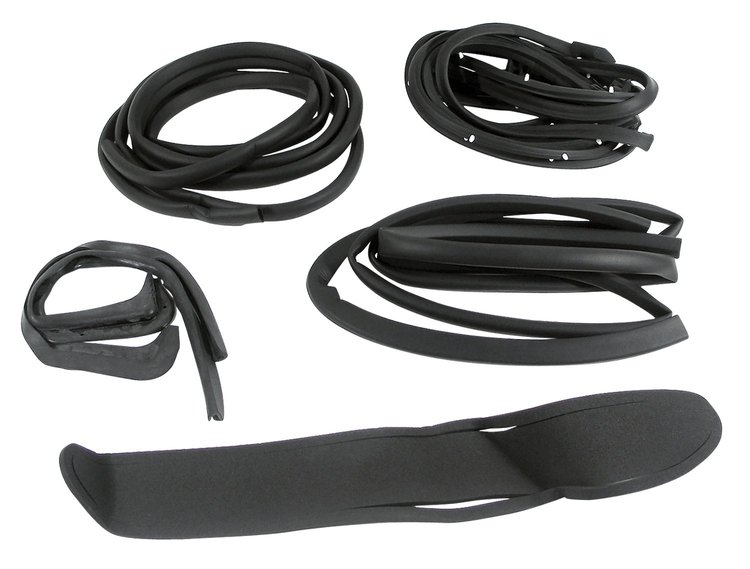 X2226 Weatherstrip Kit, 1961-1962 Chevy Corvette, Body 8 Piece