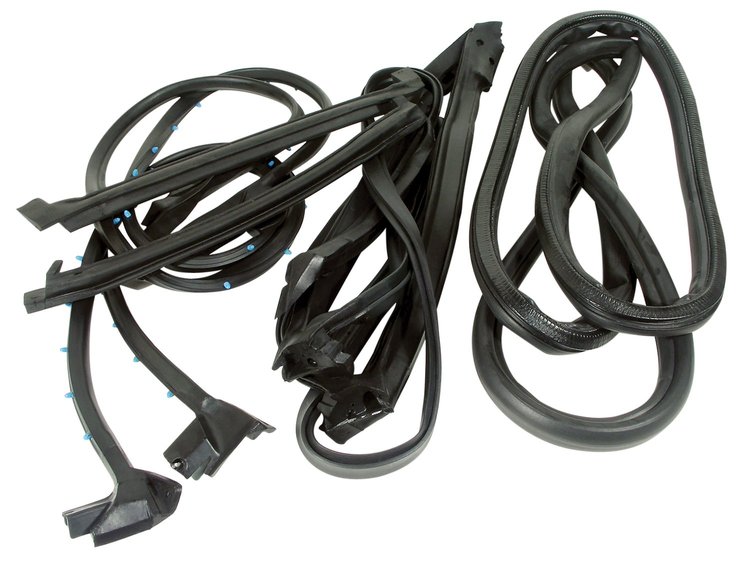 X2284 Weatherstrip Kit, 1984-1989 Chevy Corvette, Coupe Body 7Pc