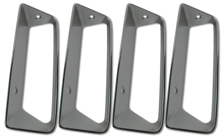 X2421 Fender/Side Louver Insert Set, 1969 Chevy Corvette, 4pc, Left/Driver