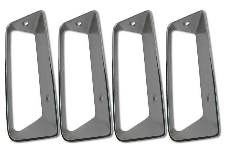 X2422 Fender/Side Louver Insert Set, 1969 Chevy Corvette, 4pc, Right/Passenger