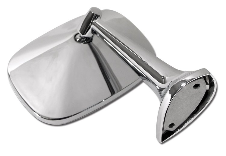 X2522 Outside Mirror, 1968-1974 Chevy Corvette, LH W/Mounting Kit