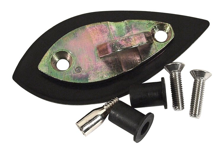 X2527 Outside Mirror Mount Kit, 1968-1979 Chevy Corvette, RH