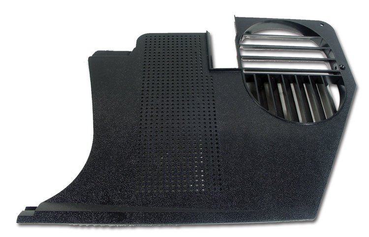 X2540 Kick Panel Left Hand, 1968-1977 Chevy Corvette, Unpainted